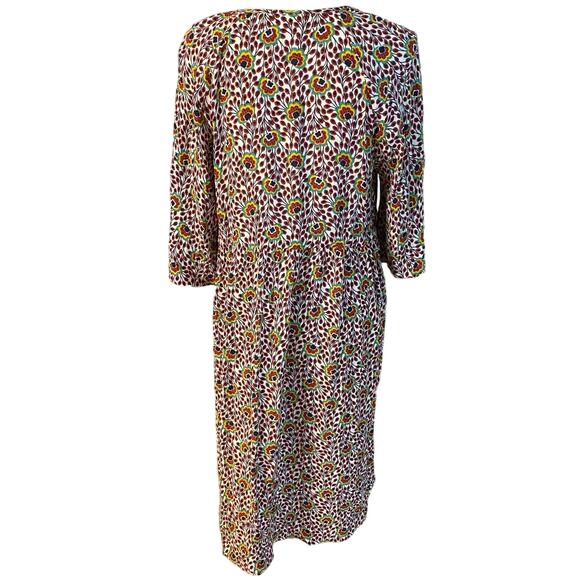 Boden US Size 10 Darcy Island Bloom Floral Midi Dress Pockets - Picture 2 of 7